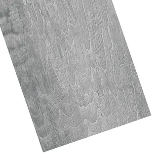 FLOREXP Vinyl-Bodenbelag – Linoleum-Bodenbelag mit Holz-Effekt,abziehen und aufkleben,Bodenfliesen,selbstklebend,2.0mm 1 Stück 6"x6",wasserdicht, für Küche, Wohnzimmer- (Grauer Mond)