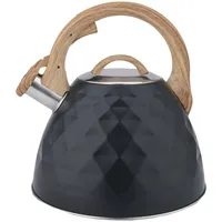 Cheffinger Wasserkessel Wasserkessel Wasserkocher Kaffeekessel Teekessel 3L schwarz, Material: