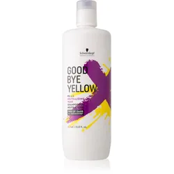 Schwarzkopf Professional Goodbye  Yellow Shampoo zum Neutralisieren von Gelbstich für gefärbtes Haar oder Strähnen 1000 ml