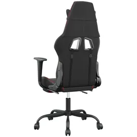 vidaXL Gaming-Stuhl Kunstleder Schwarz