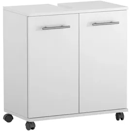 Schildmeyer Waschbeckenunterschrank Emmi weiß matt, 59,8 x 32,6 x 63,4 cm