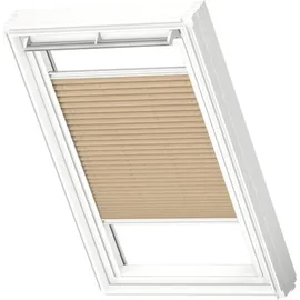 VELUX Plissee Sandbeige 1277, M10 1277SWL weiß