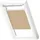 VELUX Plissee Sandbeige 1277, M10 1277SWL weiß