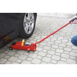 Unitec Rangierwagenheber Stahl 2 T rot