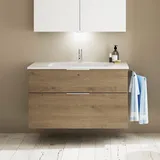 Burgbad Eqio Mineralguss-Waschtisch mit Unterschrank, 2 Auszüge, SHCB102F6423C0001G0146,