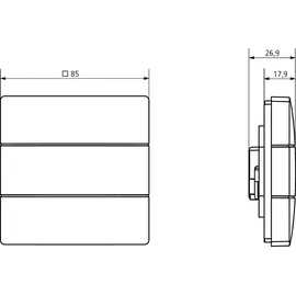Theben Tastsensor iON 104 KNX