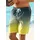 Buffalo Badeshorts grau-gelb M