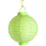 MARELIDA LED Lampion kaltweiße LED D: 30cm Kugel Laterne Partylampion grün