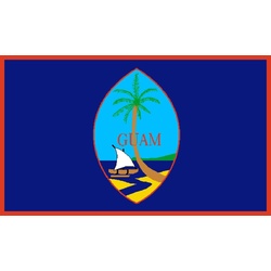 flaggenmeer Flagge Guam 80 g/m2