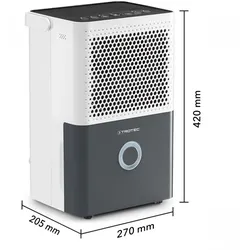 TROTEC Komfort Luftentfeuchter TTK 33 E geeignet für Räume bis 37 m3 Raumentfeuchter Design Entfeuchter