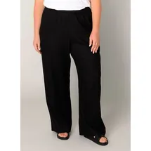 Base Level Curvy Yula Loose Fit Hosen Schwarz 50