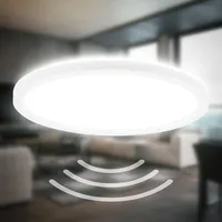 B.K.Licht LED Panel 1-flg. Ø29 cm rund weiß