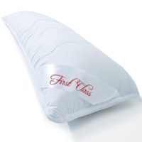 CELINATEX First Class Seitenschläferkissen 40 x 120 cm weiß Mikrofaser Stillkissen Schwangerschaftskissen Kopfkissen