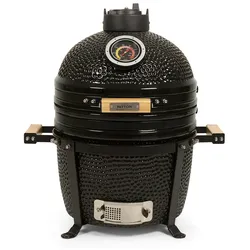 Patton Kamado Grill Holzkohlegrill "Premium", Grill Ø33.5cm, Schwarz