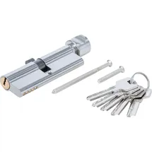 BGS Diy 85290 | Sicherheits-Türzylinder | mit Drehknauf | 45/45 | 90 mm