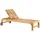 CARO-Möbel Sonnenliege Granada 200 x 65 x 39 cm Beige
