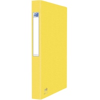 Oxford ELBA Ringbuch ́EUROFOLIO DIN A4, aus Karton, gelb, 2Ring