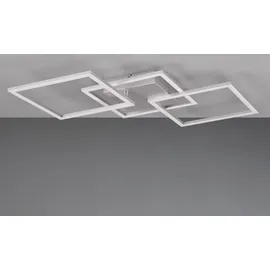 Trio Reality Leuchten Deckenleuchten Trail Metall Silber Titan