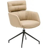 Dieter Knoll Armlehnstuhl Taupe, - 62x92x65 cm,