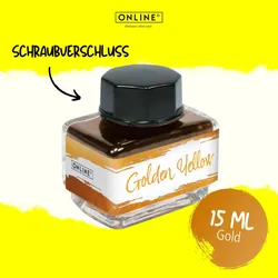 ONLINE® Tintenfass Golden Yellow