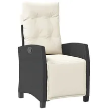 vidaXL Gartensessel 58,3 x 58,3 x 93 cm schwarz