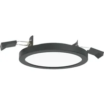 LightMe Einbauleuchte 1er Pack rund schwarz