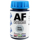 Alex Flittner Designs Lackstift RAL 7040 FENSTERGRAU glänzend 50ml Holz Metall Möbel Bad Retuschierlack Reparaturlack