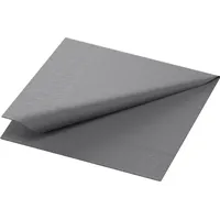 Duni Tissue-Servietten 24 x 24 cm Granite Grey 3-lagig
