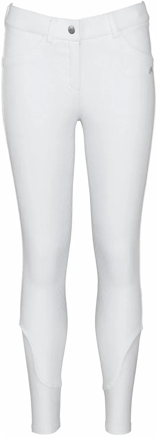 black forest kids Grip-Vollbesatz-Reithose white 158