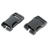Tatonka SR-Buckle 25mm QA (1 Pair) black (040)