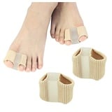 COOL-i ® Zehenkorrektor, Silikon Zehenspreizer für Hallux Valgus,2 Stk. Toes Separator, Unisex S