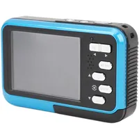 11 Fuß Wasserfeste Kamera, 48 MP 128 GB Erweiterbare Unterwasserkamera für den Outdoor (Blue)