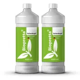Biopretta Scherkopfreiniger 2 x 1000 ml Vorteilspack Nachfüllflüssigkeit für Reinigungskartuschen
