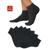 GO IN Kurzsocken 8er Pack Schwarz 43-46