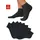 GO IN Kurzsocken 8er Pack Schwarz 43-46