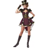 CALIFORNIA COSTUMES Steampunk Lady Damenkostüm rot-braun-gold - M (40/42)