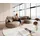 DeLife Big-Sofa Mikrofaser 3-Sitzer Grau
