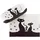 von Lilienfeld Brillenetui Schwarze Katzen Kätzchen Motiv Etui Brille Mikrofaser Brillenputztuch Brillenbox Stabiles Hardcase Set mit Stoff bezogen