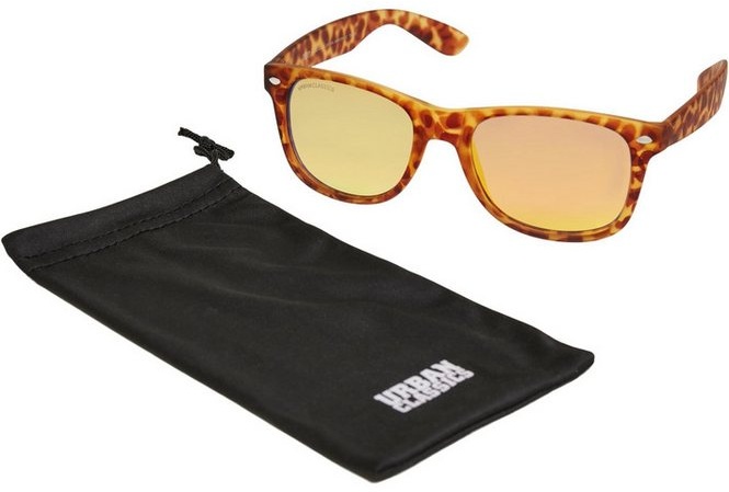 URBAN CLASSICS Sonnenbrille Urban Classics Unisex Sunglasses Likoma Mirror UC braun|orange