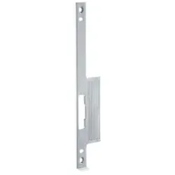 Lappenschließblech, verstellbar, DIN links, 24mm breit, Stulp eckig