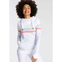 KangaROOS Kapuzensweatshirt Streifen-Design Blau/Weiß 32/34