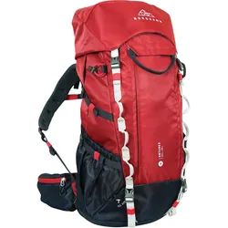 Trekkingrucksack Damen Herren Wanderrucksack Backpacker Rucksack 50 Liter rot 50 LITER