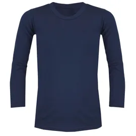 TupTam Mädchen Langarmshirt 3er Pack Langarm Unterhemden Basic Unterwäsche Shirts Unterhemd Farbe: 3er pack Dunkelblau/Rosa/Grau, Größe: 146 - 146