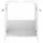 WELLTIME Waschbeckenunterschrank Venedig 50 x 53 cm Weiß