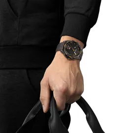 TISSOT T-Touch Connect Solar 47,5 mm Silikonarmband Schwarz T121.420.47.051.04