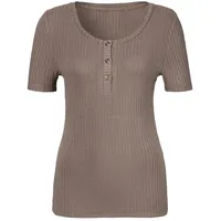 LASCANA T-Shirt Damen taupe Gr.44/46