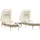 vidaXL Sonnenliege 200 x 58 x 130 cm Beige