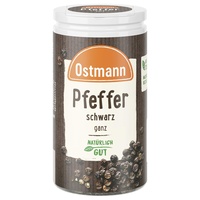 Ostmann Gewürze - Pfeffer schwarz ganz | 40 g in der Streudose