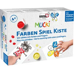 KREUL MUCKI FarbenSpielKiste Wir zählen mit Farben und Fingern Lernspiel