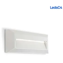 LEDS C4 Wandleuchte IP65 KOSSEL INDIRECT RECTANGULAR LED 2,4W NEUTRAL weiß - 4000K WEI LEDS-05-9814-14-CM